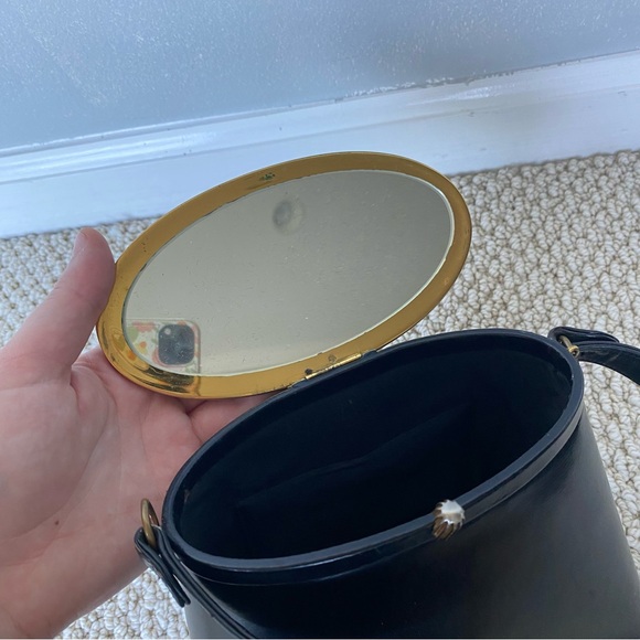 Rare vintage Bienen Davis 1940’s black purse - Picture 6 of 8